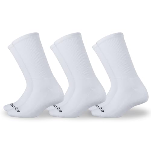 Crocs Crew Socks for Men and Women 3 Pairs Arch Support Seamless Toe Comfort Soft Sock