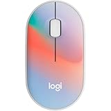 Logitech M340 Wireless Mouse With Limited Edition Prints, USB Receiver, Silent Clicks, Portable for Laptop, PC, Windows, Chrome, Surface - Sheer Dream, Optical, 32.81 ft Range
