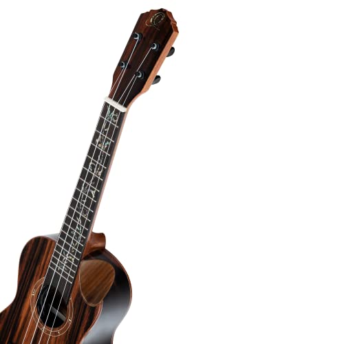 Ukulélé Concert électro-acoustique Ortega Guitars – Série Elite – housse incluse – Solid Ebony (RUET-EB) - Les Beatles, Paul McCartney, John Lennon, RIngo Starr, George Harrison Ukulélé Concert électro-acoustique Ortega Guitars - Série Elite - housse incluse - Solid Ebony (RUET-EB) – Image 7