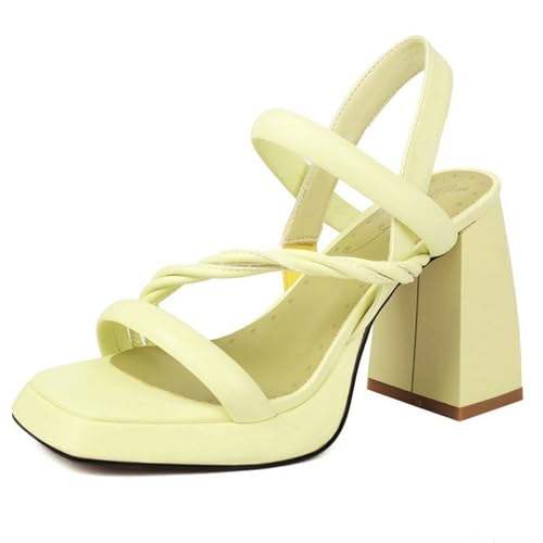 Sandales talon épais croisé femme : talons hauts bout ouvert été