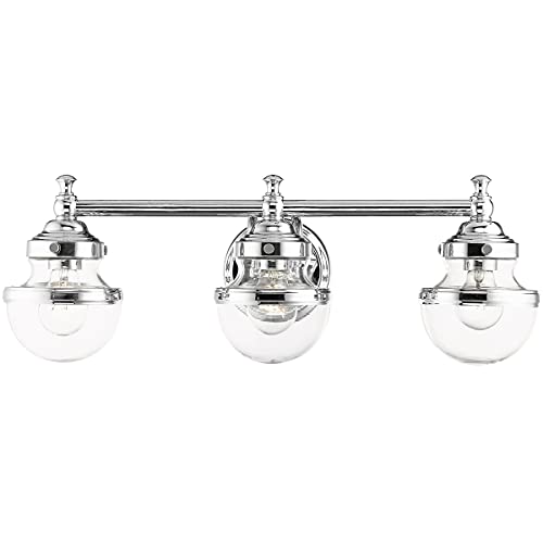 Image of Livex Lighting 17413-05 3-Light Fixture, Polished Chrome