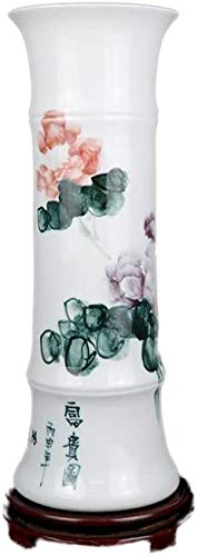 Vase en porcelaine blanche MU de 48cm pour décorer votre salon