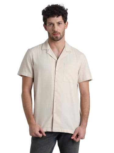 Image of Jack & Jones Men Pure Cotton Regular Opaque Casual Shirt