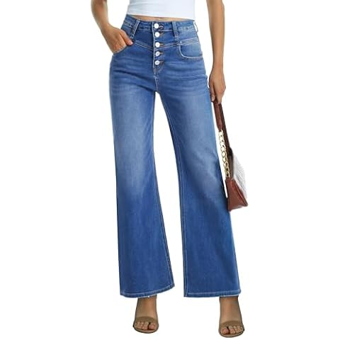 ONESO High Waisted Wide Leg Jeans Cover