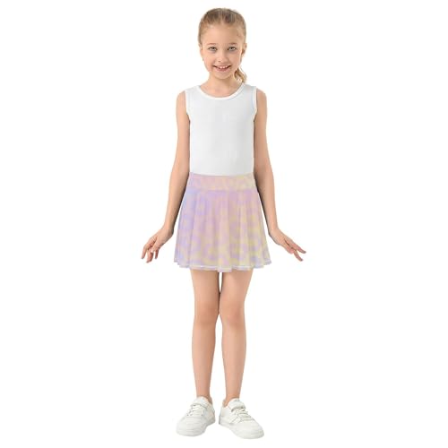 Athletic Skorts for Girls with Built-in Shorts Flowy Running Skirt for Little Girl Kids Pleated Skort with Pockets3