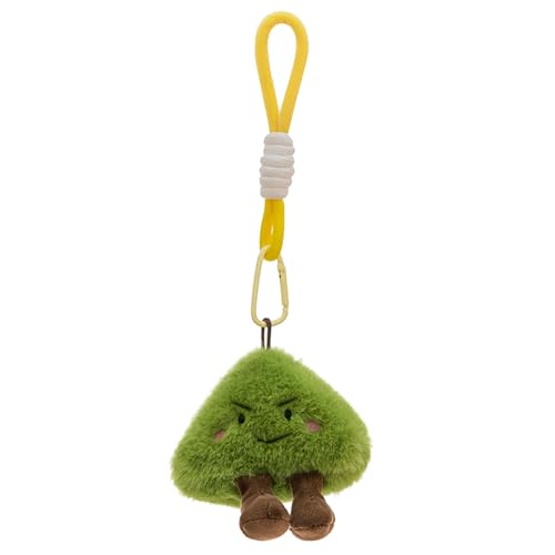 sacxi Plush Chinese Food Keychain - Soft Bag Charm Zongzi,