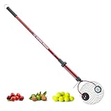 Garden Weasel Large Nut Gatherer Roller – Nut Collector Tool for Acorns, Buckeyes, and Small Debris – Yard Picker Upper with Durable Steel Cage and Ergonomic Handle