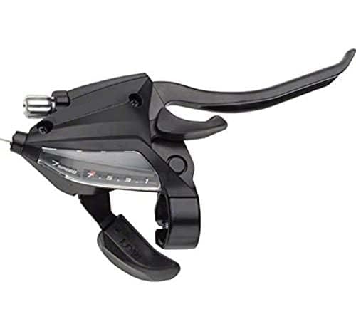 Image of Shrenik Bicycle Gear Shifter V-Brake Clutch Set Compatible for Cycle MultiSpeed-21 with Front 3-Speed and Rear 7-Speed Including Replaceable Inner Derailleur Gear Wire