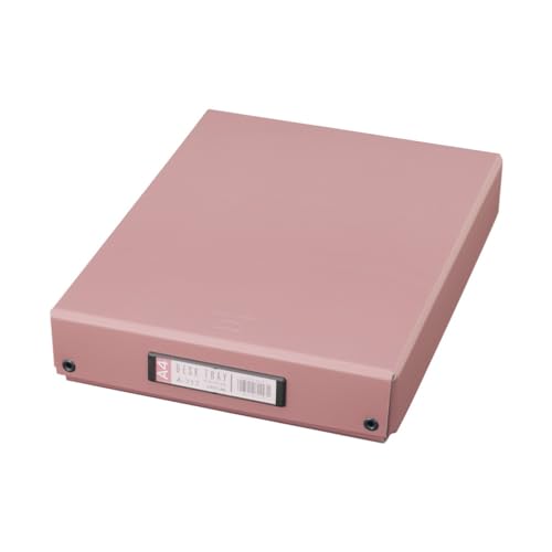 Lihit Lab A717 Desk Tray, Tool Box, Document Storage, A4, Pink