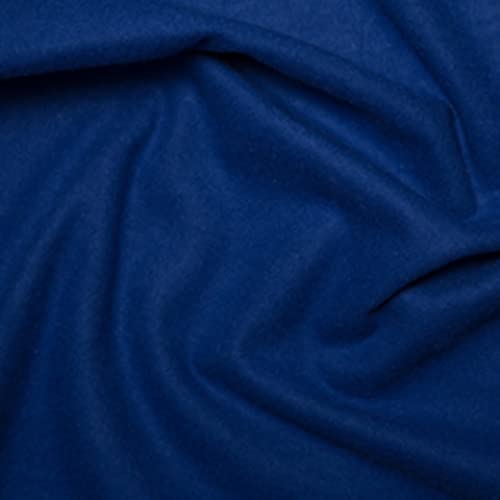 Tissu flanelle de coton bleu roi Wincyette anti-froid pour literie douce 10m