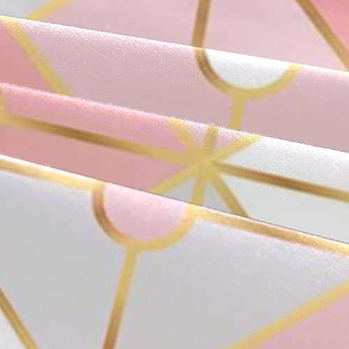 Housse de couette géométrique et 2 taies d'oreiller pour lit double