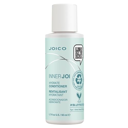 Joico premium beauty, Joico InnerJoi Hydrate Conditioner | For Dry Hair & Scalp | Sulfate & Paraben Free | Naturally-Derived Vegan Formula | 1.7 oz