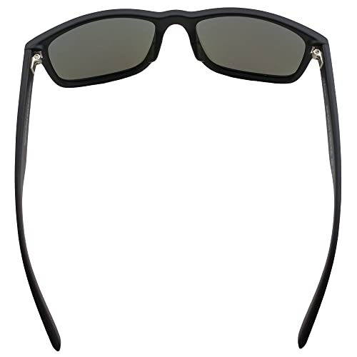 Epoch Eyewear Delta Golf Sport Riding Sunglasses Black Frame Blue Mirror Polarized Lens4