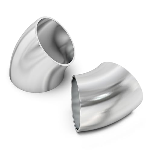 Coude 45 degrés inox 304 pour tube 3,8 cm de main courante 16 GA