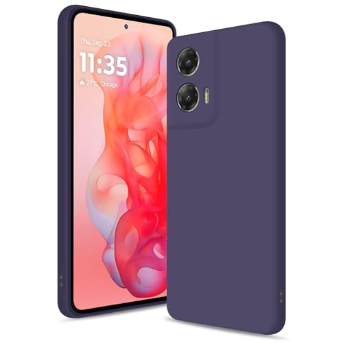 Btstring Silicone Case for Motorola Moto G Stylus 5G 2024, Deep Purple