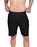 Dry Fit Gym Shorts for Men - Moisture Wicking Mens Shorts with Pockets and Adjustable