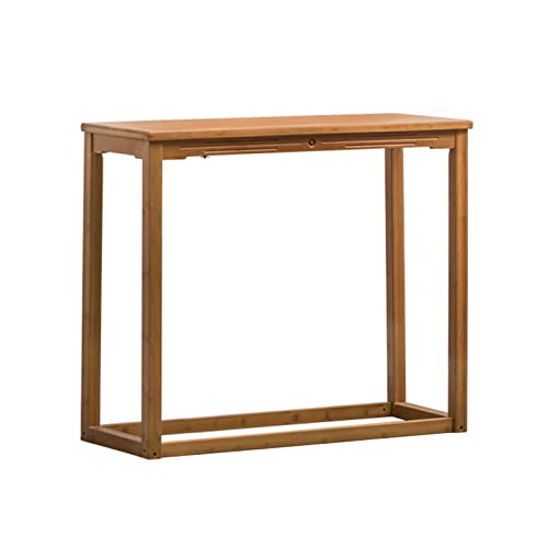 C-J-X TABLE Mesa De Consola De Muebles De Sala De Estar, Rectángulo De Madera Mesa De Mesa De Mesa De Mesa Mesa De Comedor Mesa De Comedor Muy Estrecha Mesa De Consola(Size:79 * 40 * 85CM) Cover