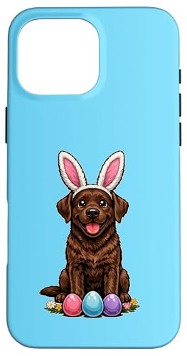 Chocolate Labrador ���킢���`���R���[�g�F�̃��u���h�[���E���g���[�o�[ ���r�[�E���u�� ���� �X�}�z�P�[�X iPhone 16 Pro Max �p