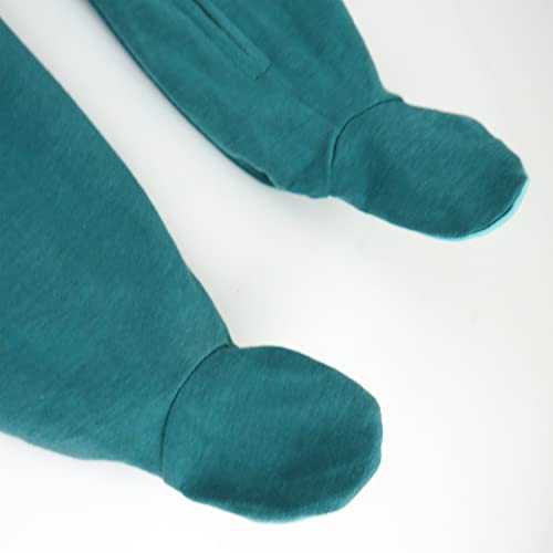 Image of HonestBaby Baby 2-Pack Organic Cotton Footed Pajama Sleep & Play