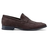 Mocassins élégants en Daim Marron pour Homme Dolcetto