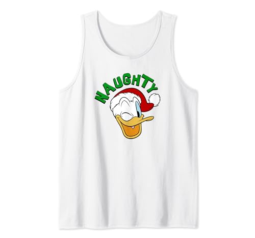 Débardeur Disney Mickey Donald Duck Noël haut sans manches coton