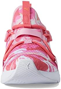 PUMA SOFTRIDE Rift Slip On Sneaker, Sun Kissed Coral White, 6 US Unisex Big Kid | Image 5