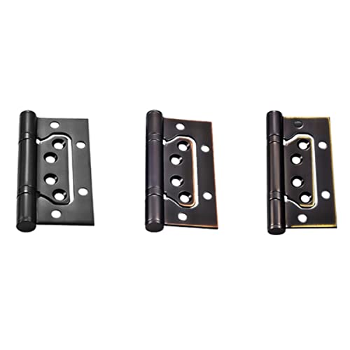 VILLFUL Concealed Hinge Stainless Steel Door Hinges Spring Hinges Black Stainless Steel Hinges