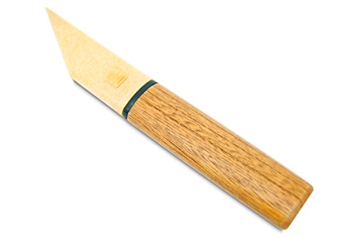 Kiridashi Craft Pocket Knife Japanese Steel Blade Wooden Handle With Sheath For Left-Handed #TOP7