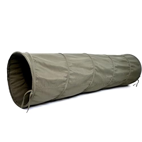 River & Aria Co Baby Play Tunnel - 6ft Indoor & Outdoor Pop Up Play Tunnel for Toddlers 2-6 - Interactive Hide-and-Seek Crawling Tunnels for Children (Green Tunnel)