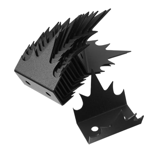 ANDRESLAD Robuste Anti kletter Metallspitzen für Gartenzaun Übersteigschutz Sichere Zaunspikes zur Eindringlingsabwehr Langlebige Wartungsarme Zaunsicherung