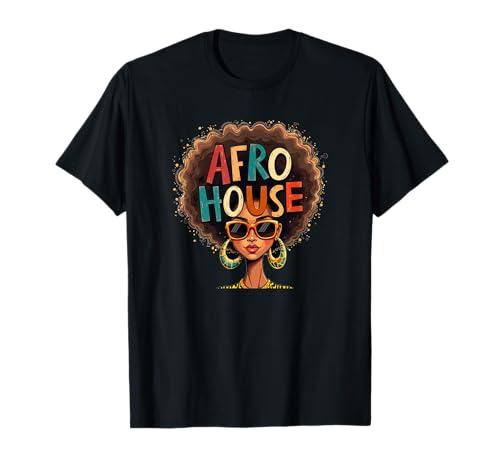 Black Girl Afro House Music Amapiano Afro House Music Camiseta