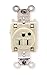 15A 5-15R 125V Receptacle Single Ivory - Pack Of 6