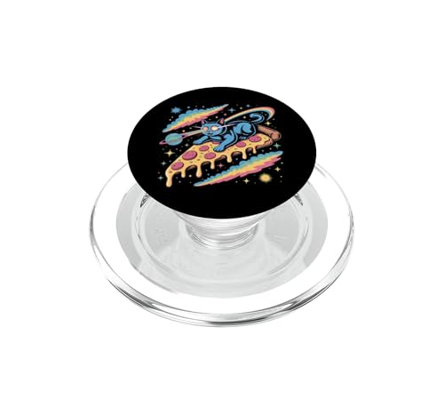 PopGrip para MagSafe Laser Eyes Pizza Surfer Cat soporte magnético retro vaporwave
