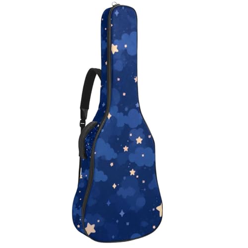 Housse de guitare acoustique 101,6 cm ciel étoilé design élégant et imperméable