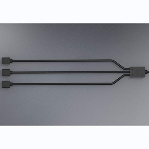 Cooler Master RGB 1-to-3 Cavo Splitter, 4 Pin e 5 Pin LED Connector, 58 cm