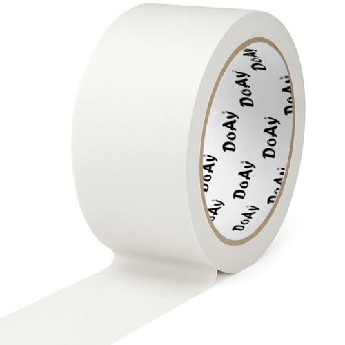 Image of White Painters Tape - Masking Tape 2 Inch Wide (1.88 inch x 90FT) - Multi-Surface, Smart Adhesion, Indoor & Outdoor - 1 Roll Paint Tape for DIY, Labeling, Art, Car (#3910)