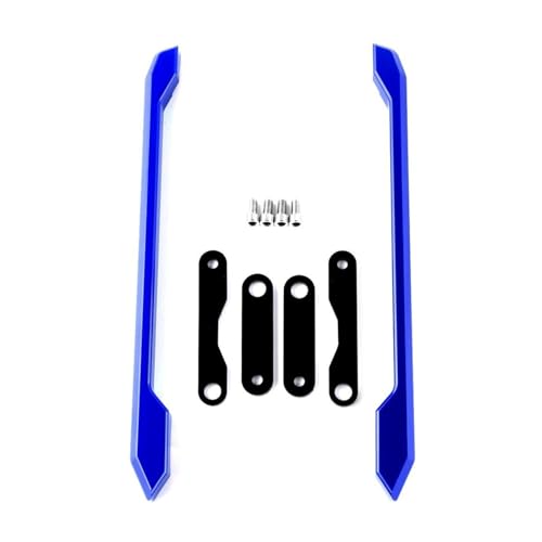 Portaequipajes trasero para Yamaha MT09 2014-2017 barra de agarre azul CNC