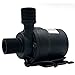 Pasuihcay 1000L/H 8M DC 12V Home Portable Brushless Motor Submersible Water Pump for Cooling System Fountains Heater Mini, Black