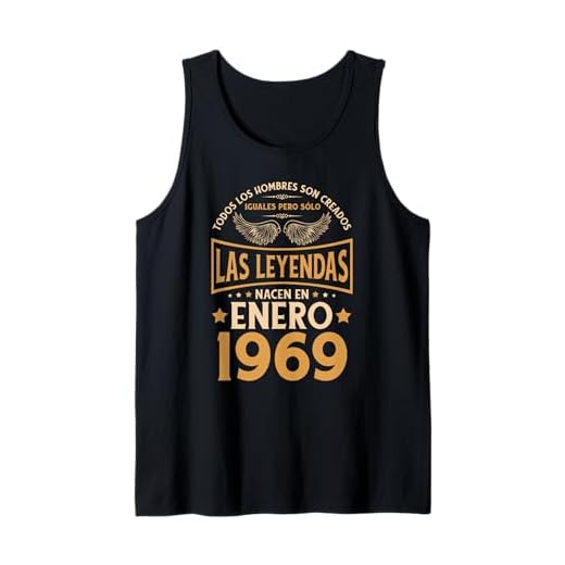 Cumpleaños Hombre Regalos Las Leyendas Enero 1969 Camiseta sin Mangas