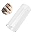 Levemolo 3pcs Medium Glass Guitar Slides Bottleneck Design for Acoustic Electric Guitars Enhances Harmonics Smooth Tone for Guitarists and Music Lovers