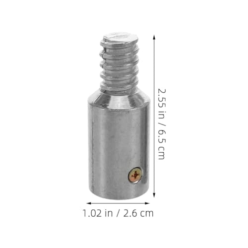 Conector roscado Operitacx de aleación de aluminio para postes de escoba y limpieza 2
