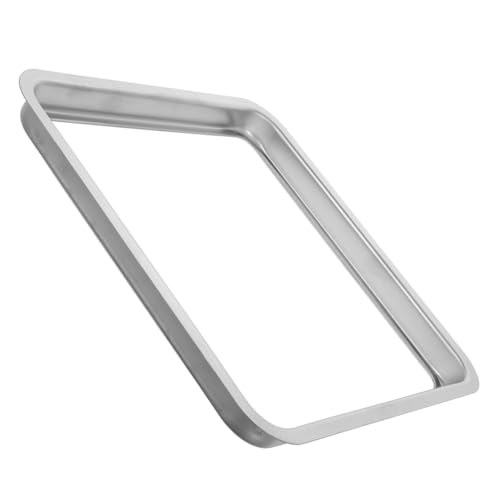 KOMBIUDA Stainless Steel Trash Can Lid Cover for Kitchen Bathroom Bar Odor Containment Elegant Design for Versatile Waste Disposal