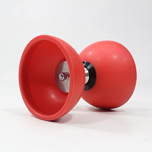 Zeekio Triumph Diabolo - Triple Bearing - Medium Rubber Diabolo (Red)