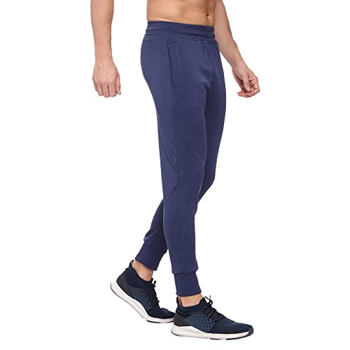 Image of MARK LOUIIS Regular Fit Super Stretchable Track Pants for Men | Gym, Running & Casual Wear | Elastic Waistband with Side Pockets