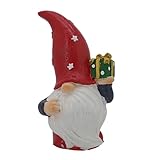 Résistance climatique : Statue de nain de jardin en résine performante, structure légère mais robuste. Matière résistante aux intempéries et aux décolorations, une durabilité optimale en extérieur comme en intérieur sans altération visuelle.