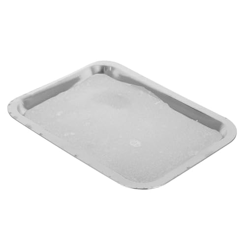 Cabilock Plateau de Dissection Acier Inoxydable Plateau Cire Antidérapant pour Laboratoire Polyvalent pour Accessoires de Dissection Éducative