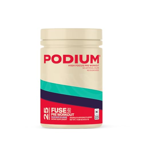 How to Stop Gaining Weight From Running 14 Podium Nutrition, Fuse 2025 Pre Workout Powder, Blue Razz Slushie, 25 Servings, Beta Alanine and Caffeine for Energy, Gluten, Soy and Dairy Free