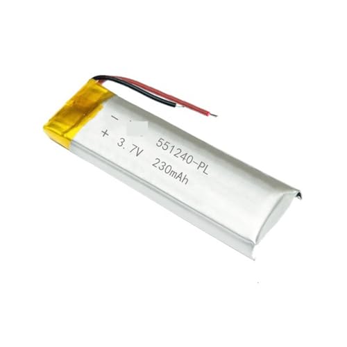 Batería recargable 551240 de 230 mAh y 3,7V para dar vida a tus auriculares bluetooth