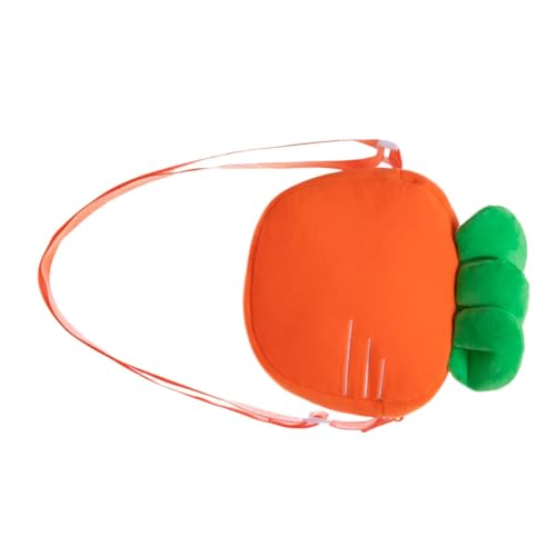 VALICLUD Monedero De Zanahoria Cruz Bolsa De Almacenamiento Dibujos Animados Bolsas Hombro Bolsa para Chicas Bandolera Infantil Bandolera Bolsa De Chica Elegante Orange Paño