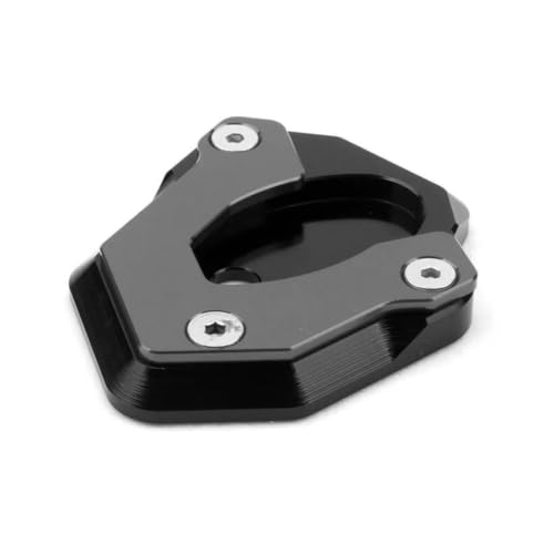 Extension béquille Ninja 650 de haute précision en aluminium usiné pour moto gris